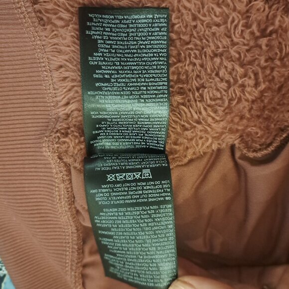 The North Face Teen Girls Suave Oso Fleece Full Zip Coat Wild Ginger Sz XL - Picture 11 of 11